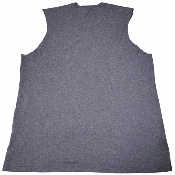 Carhartt Men’s 2XL Sleeveless Cut-Off Work Shirt Gray Pocket Tee Durable Casual - Picture 2 of 6